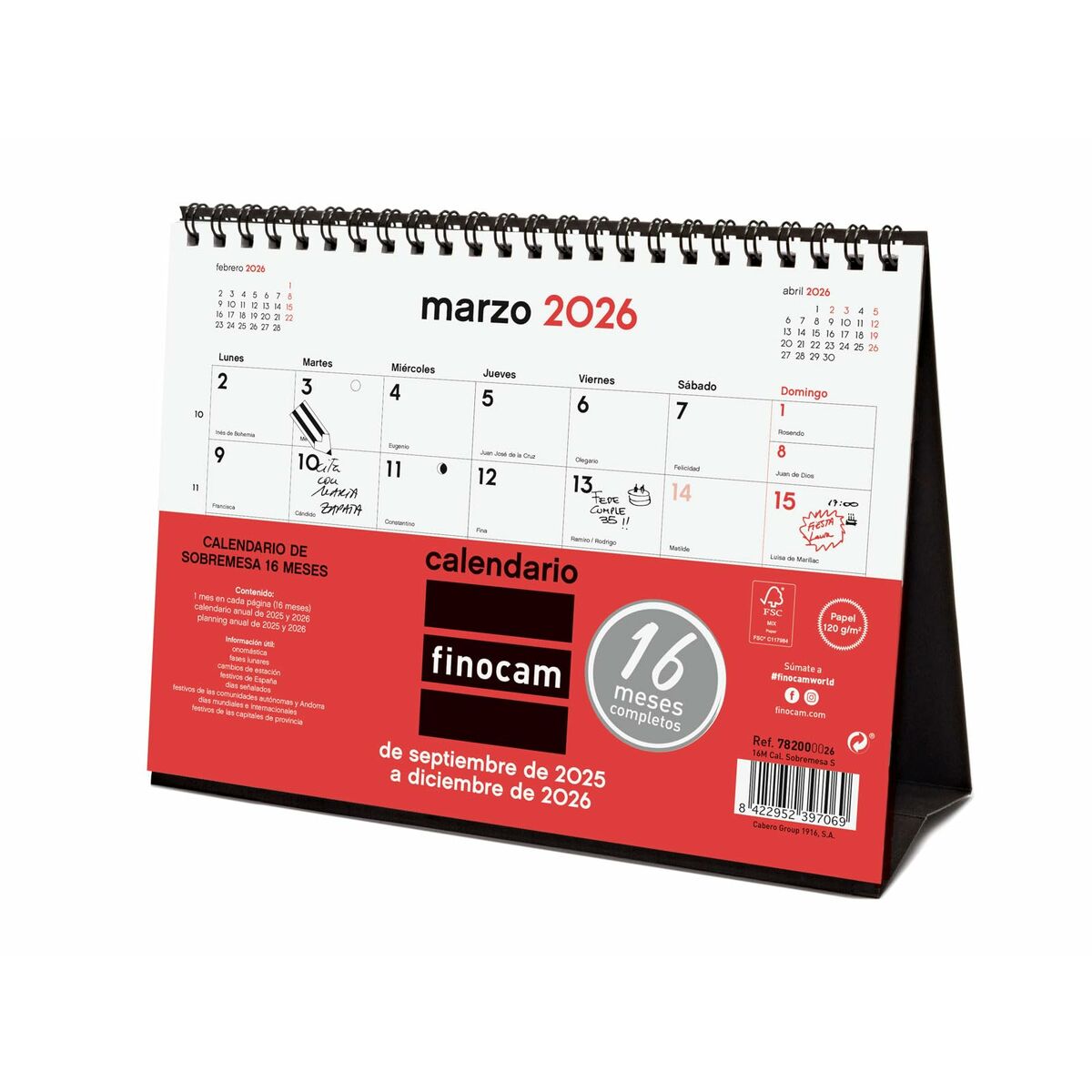 Calendario da Tavolo Finocam