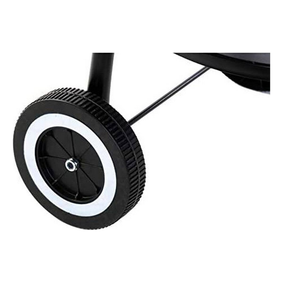 Barbecue a Carboni con Ruote DKD Home Decor Nero Metallo Plastica 59 x 49,5 x 82 cm - Immagine 4