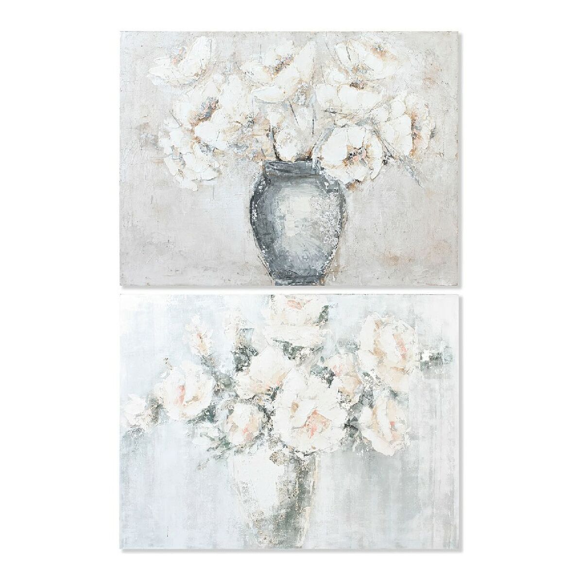Tela DKD Home Decor Vase Pino Tela 120 x 3,8 x 90 cm (2 Pezzi)