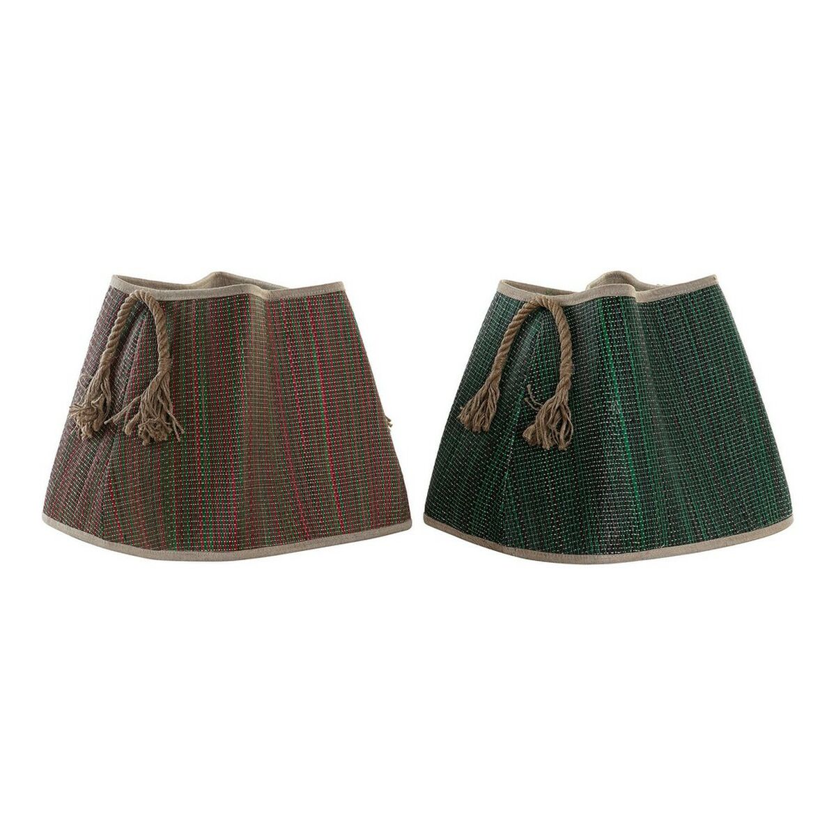 Set di Cestini DKD Home Decor Fibra naturale Boho 40 x 40 x 38 cm