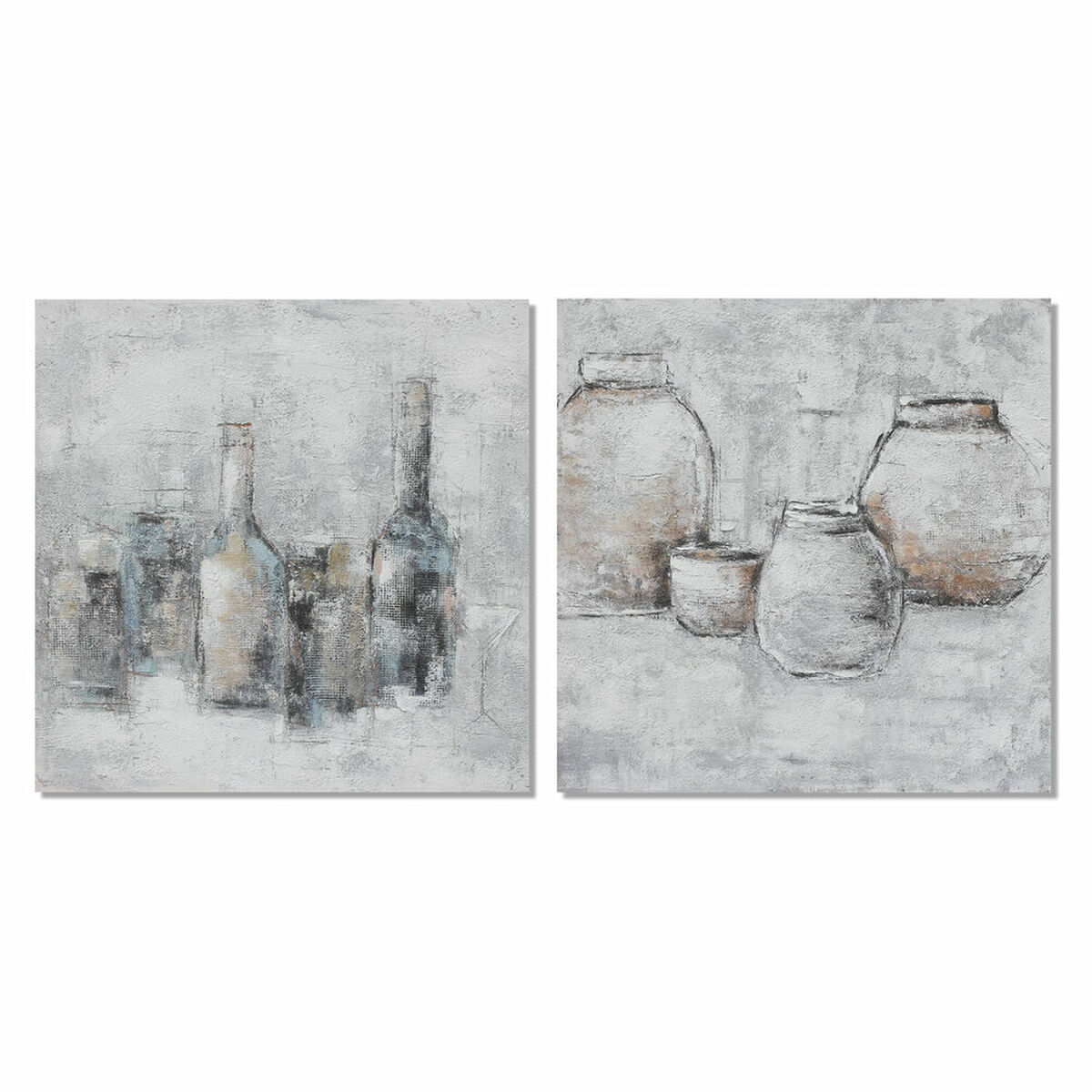 Tela DKD Home Decor Pino Tela 100 x 2,8 x 100 cm