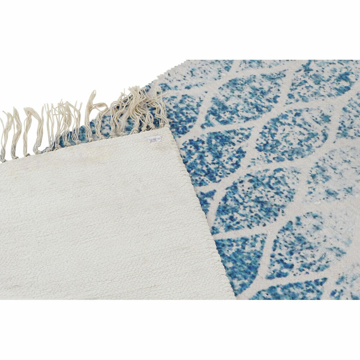 Tappeto DKD Home Decor Azzurro Cotone Chenille (60 x 240 x 1 cm) - Immagine 2