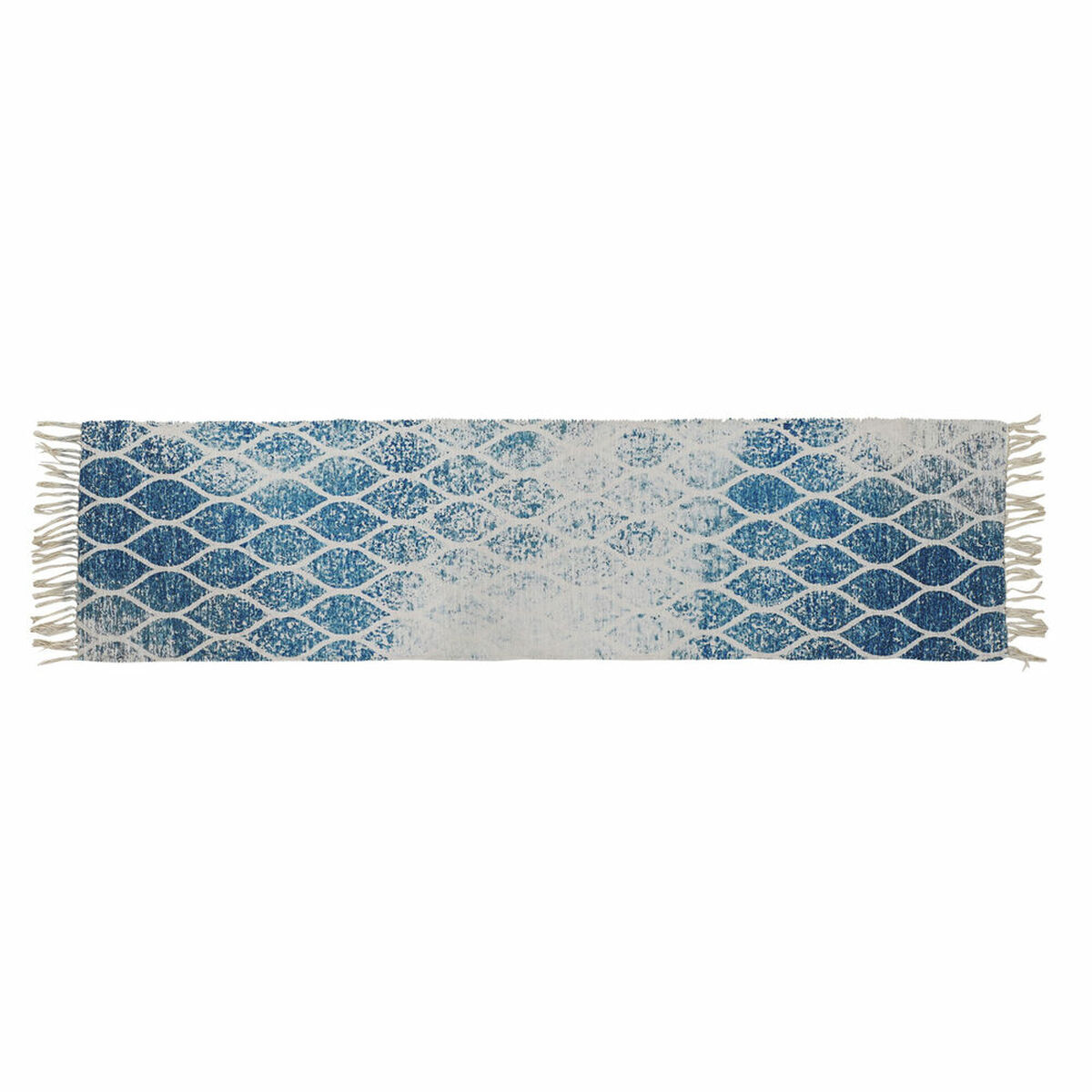 Tappeto DKD Home Decor Azzurro Cotone Chenille (60 x 240 x 1 cm) - Immagine 1