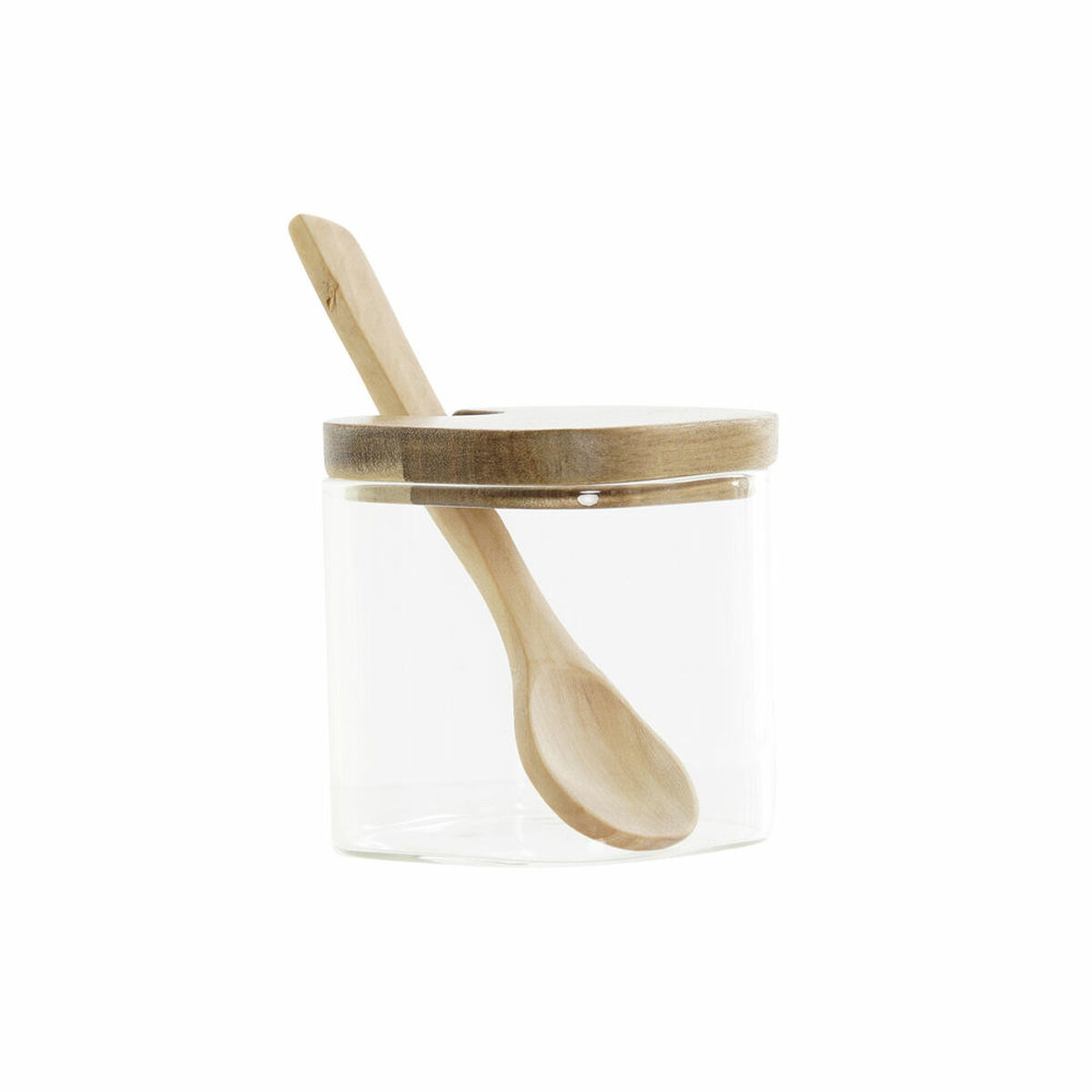 Set di 3 Barattoli DKD Home Decor Multicolore Trasparente Naturale 150 ml 20,5 x 8 x 1,5 cm - Immagine 2