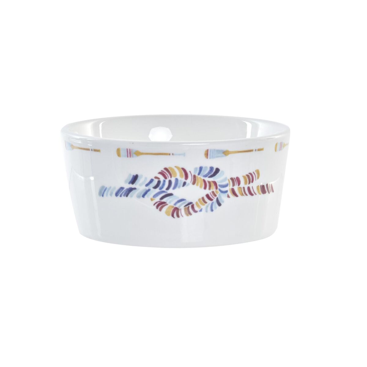 Set da Aperitivo DKD Home Decor Azzurro Naturale Bambù Gres Mediterraneo 19,7 x 19,7 x 1 cm (5 pcs) - Immagine 2