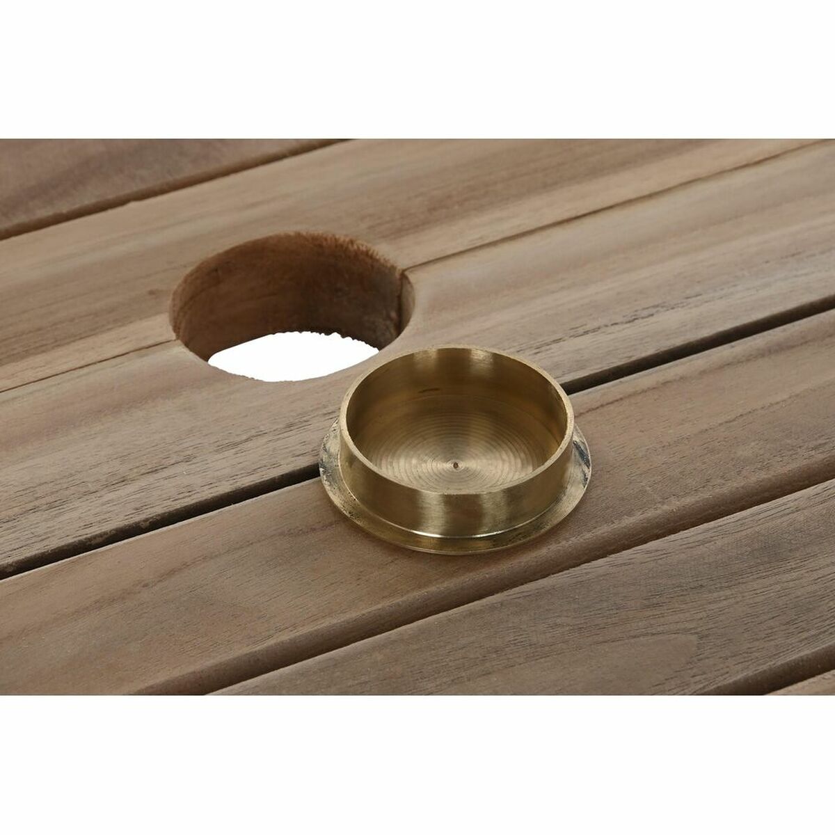 Tavolo da Pranzo DKD Home Decor Marrone Estensibile Teca (180 x 120 x 75 cm) - Immagine 6