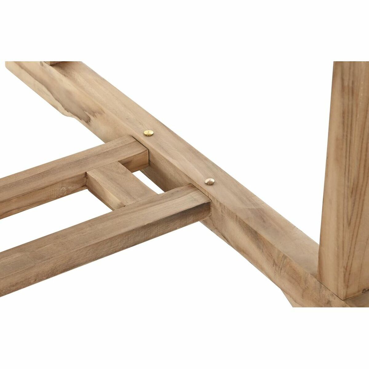 Tavolo da Pranzo DKD Home Decor Marrone Estensibile Teca (180 x 120 x 75 cm) - Immagine 4