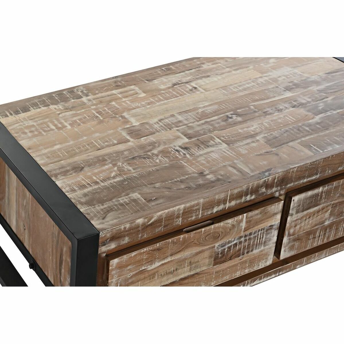 Tavolino da Caffè DKD Home Decor Metallo Acacia (110 x 60 x 40 cm) - Immagine 2