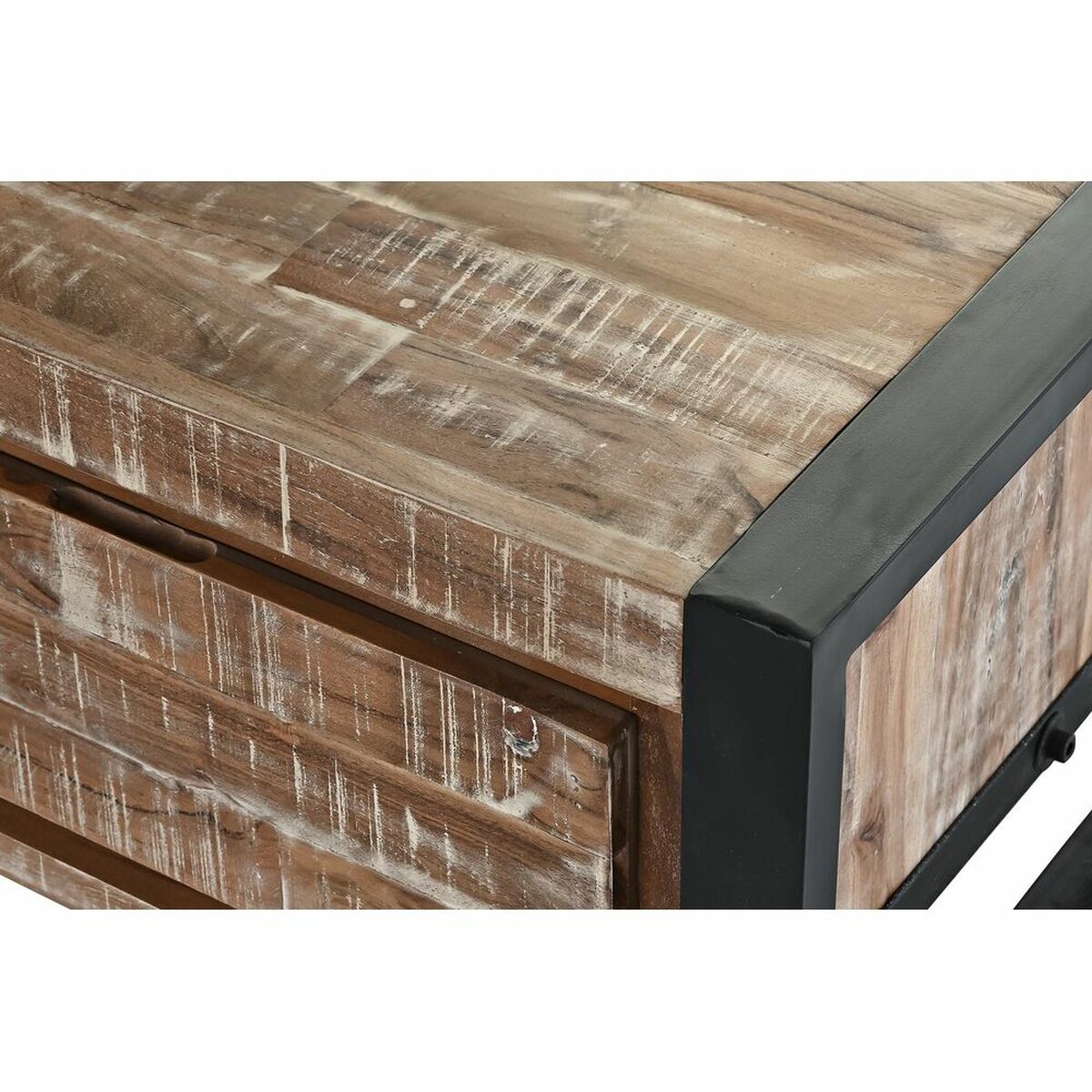 Tavolino da Caffè DKD Home Decor Metallo Acacia (110 x 60 x 40 cm) - Immagine 5