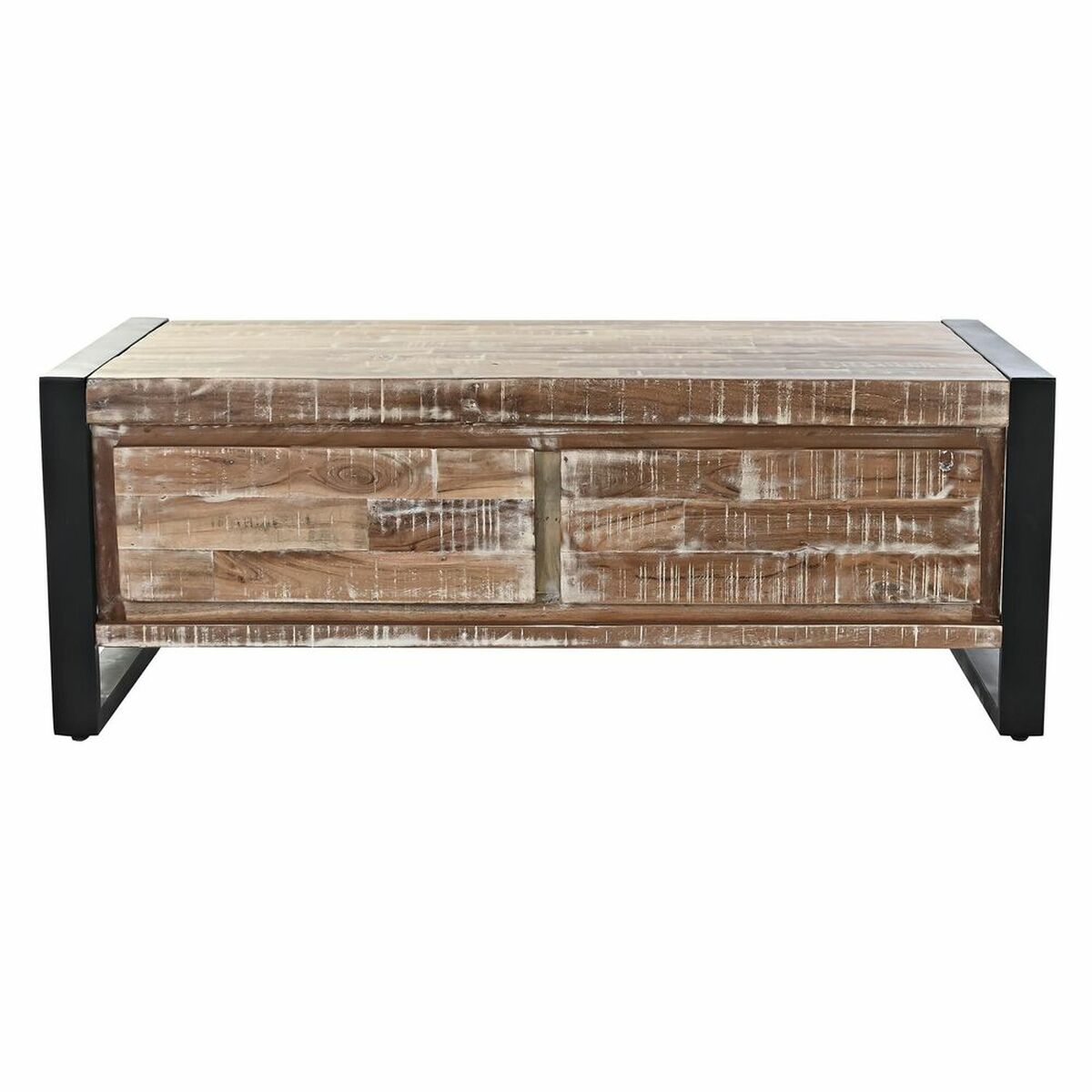 Tavolino da Caffè DKD Home Decor Metallo Acacia (110 x 60 x 40 cm) - Immagine 6