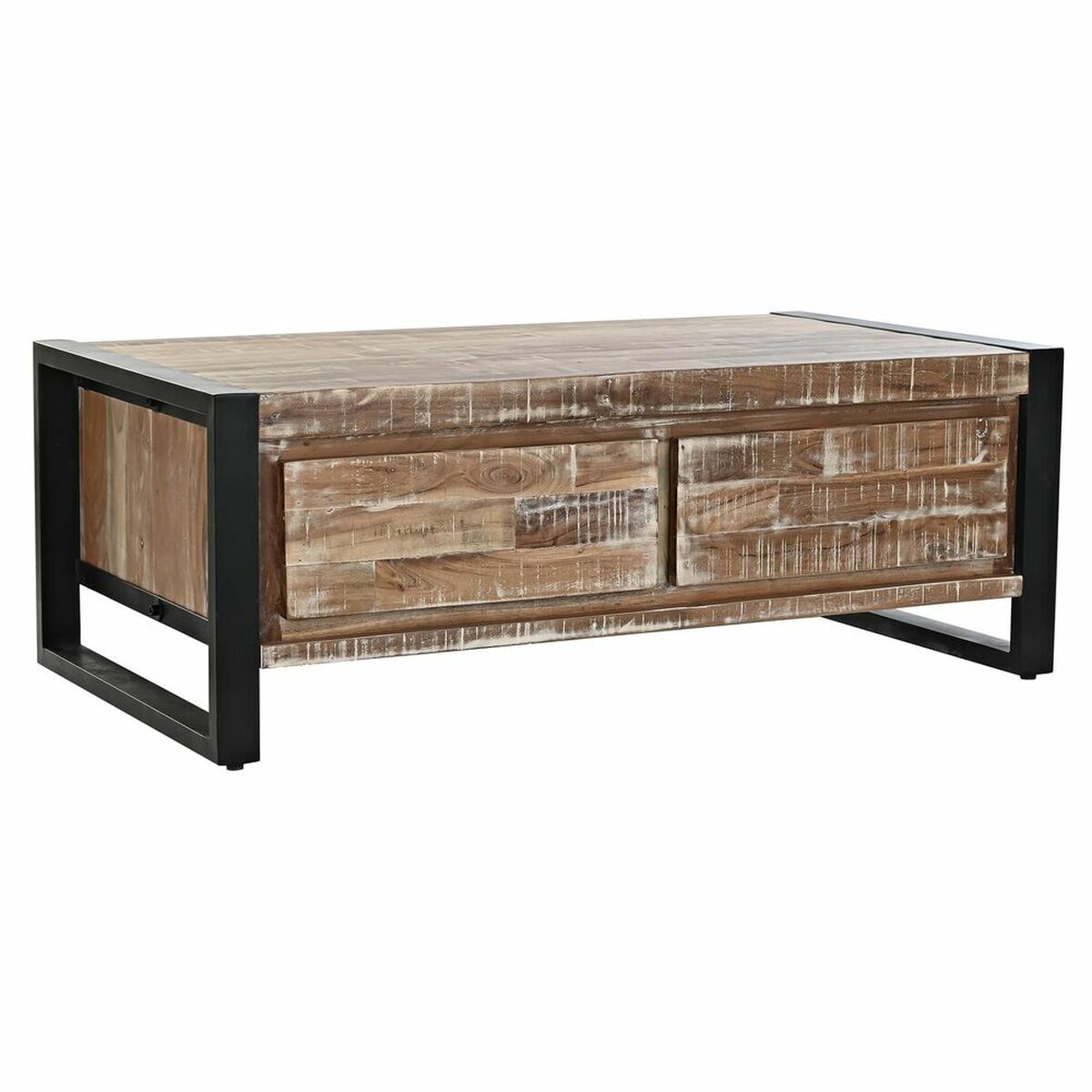 Tavolino da Caffè DKD Home Decor Metallo Acacia (110 x 60 x 40 cm) - Immagine 7