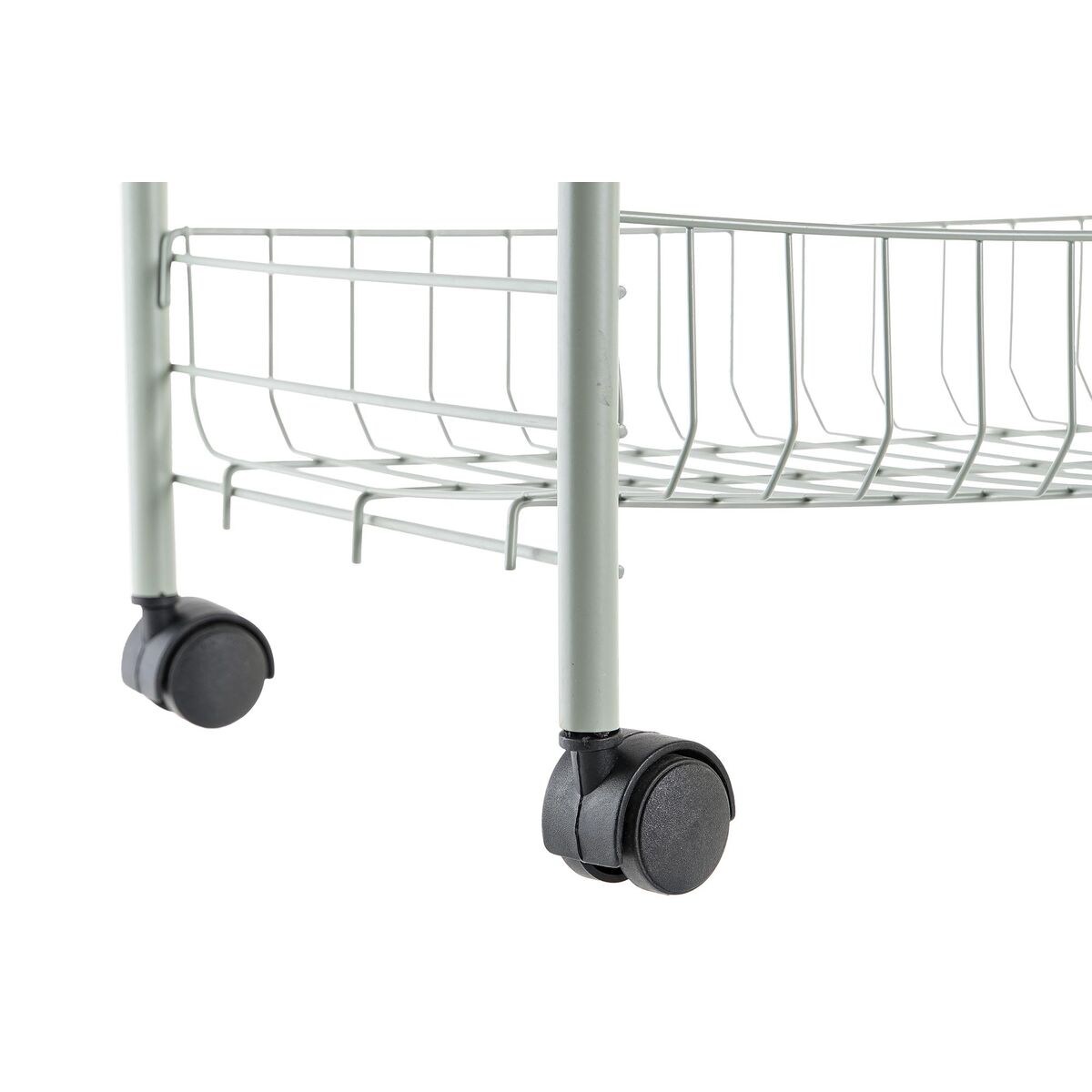 Carrello da Portata DKD Home Decor Verde Metallo polipropilene 40 x 26 x 62 cm - Immagine 2