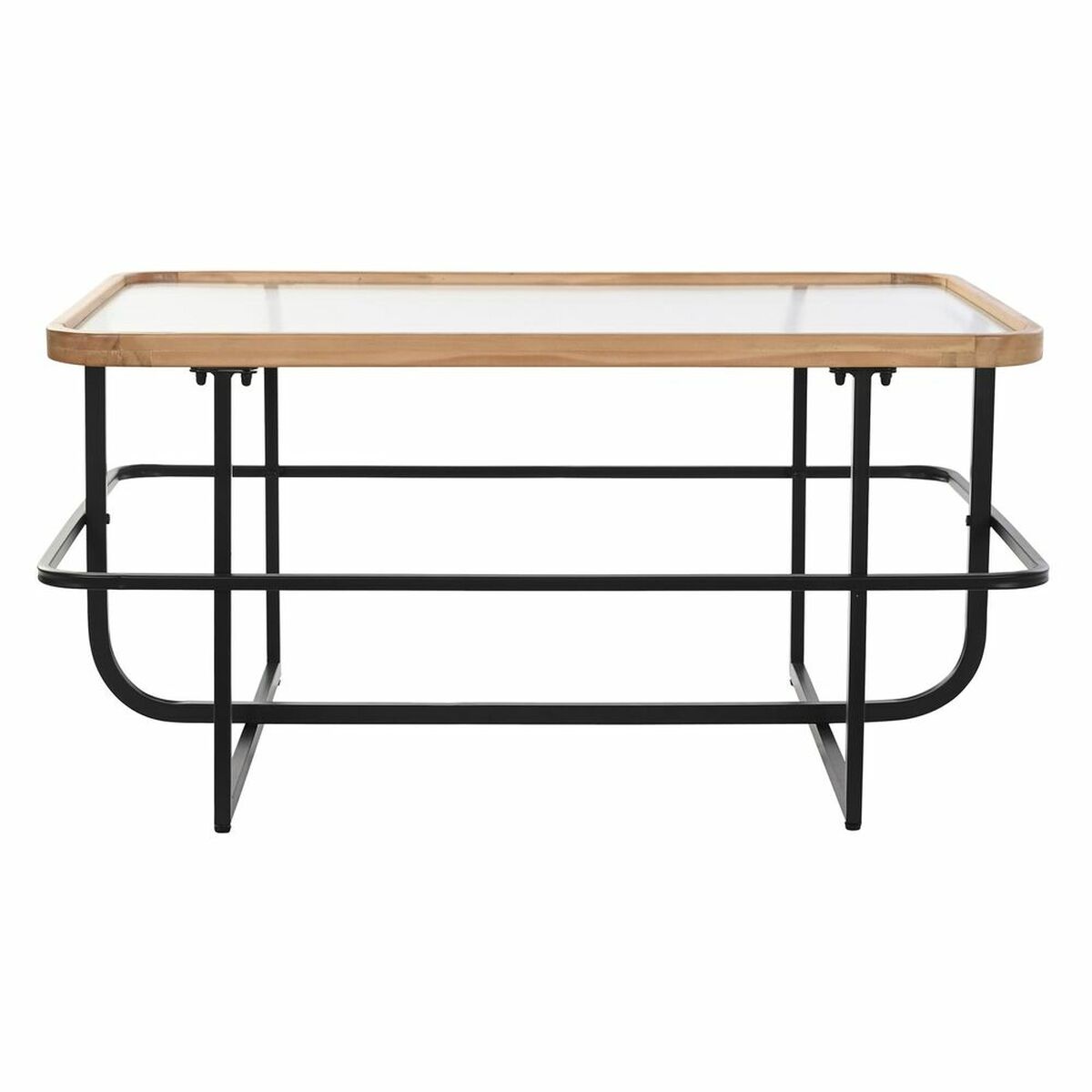 Tavolino da Caffè DKD Home Decor Cristallo Metallo (90 x 60 x 46 cm) - Immagine 4