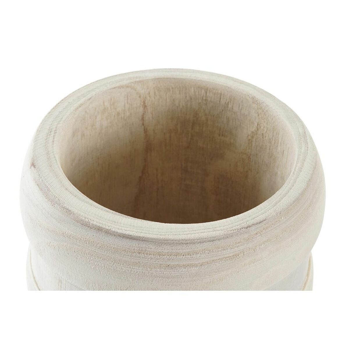 Vaso DKD Home Decor Marrone Naturale Quadrato Boho 15 x 15 x 20 cm - Immagine 3