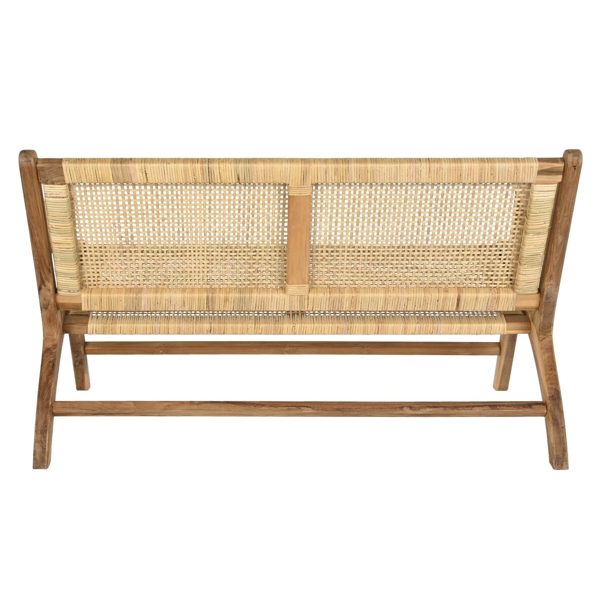 Panca DKD Home Decor Marrone Naturale 120 x 76 x 68 cm - Immagine 2