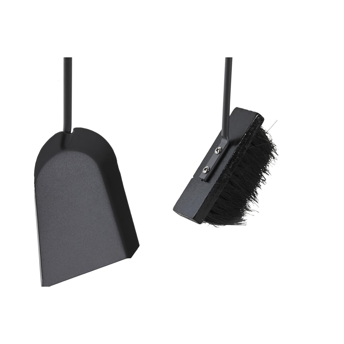 Utensili da Camino DKD Home Decor Nero Acciaio inossidabile (23 x 16 x 61 cm) - Immagine 2
