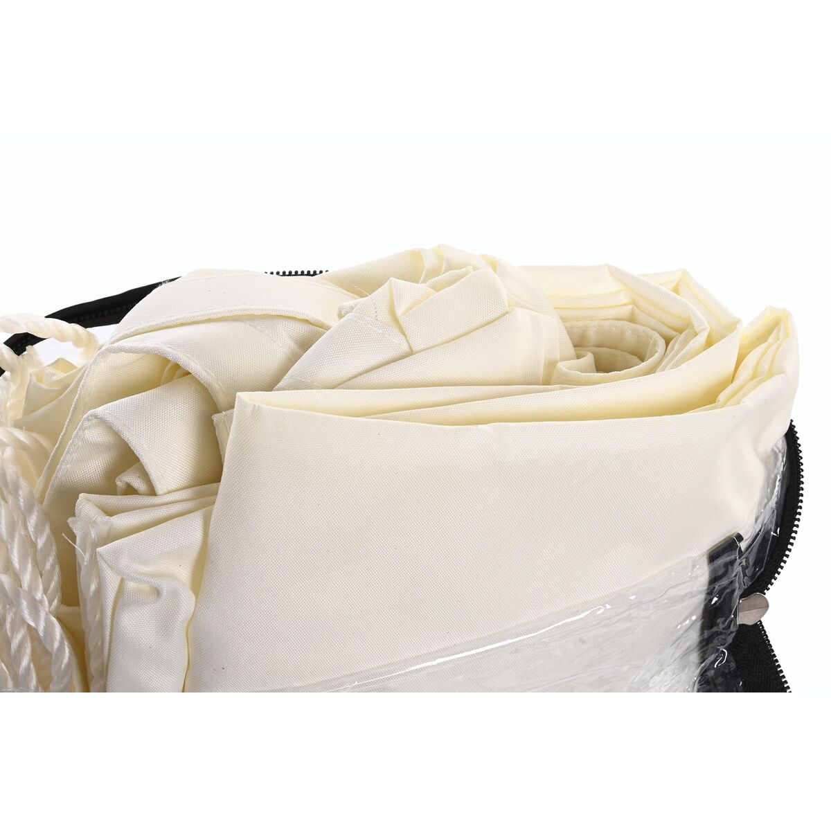Vela parasole DKD Home Decor Beige 500 x 500 x 2 cm Candela - Immagine 4