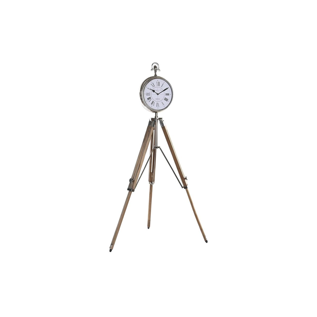 Orologio da Tavolo DKD Home Decor Argentato Naturale