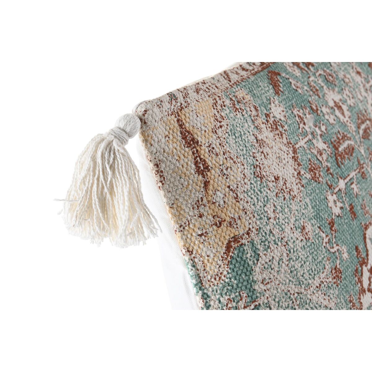Cuscino DKD Home Decor Fez Azzurro 45 x 10 x 45 cm Frange - Immagine 4
