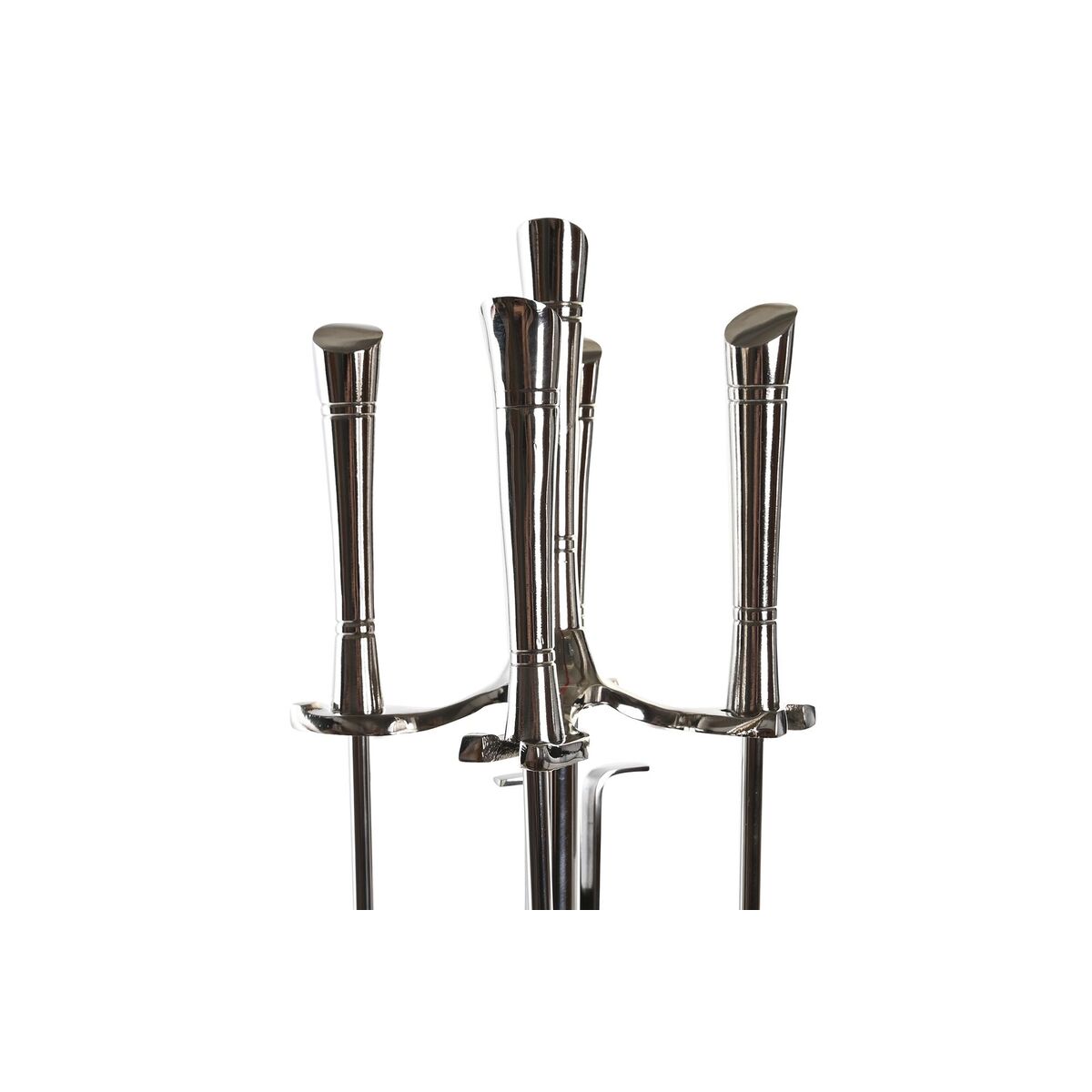 Utensili da Camino DKD Home Decor Acciaio inossidabile Alluminio (20 x 20 x 78 cm) - Immagine 4