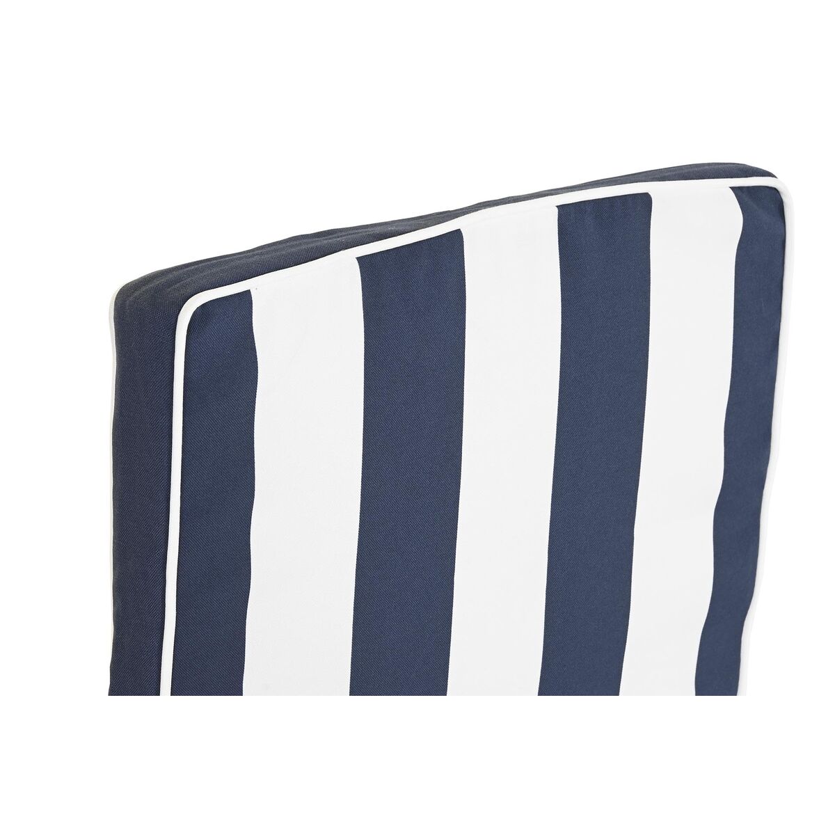 Cuscino DKD Home Decor Bianco Blu Marino Righe 42 x 4 x 115 cm - Immagine 4
