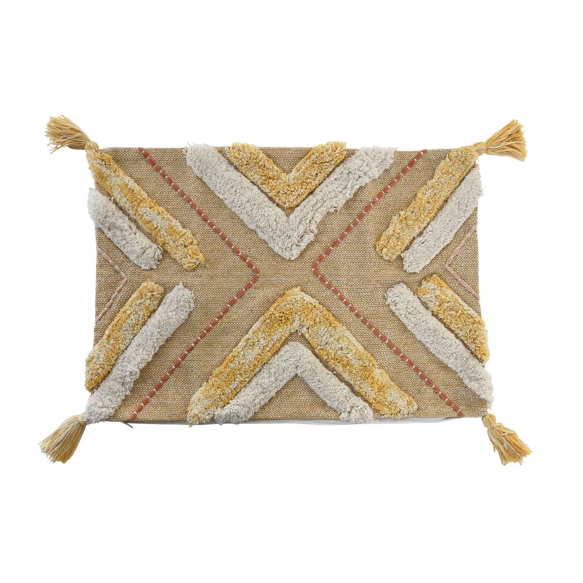 Fodera per cuscino DKD Home Decor 60 x 1 x 40 cm Giallo