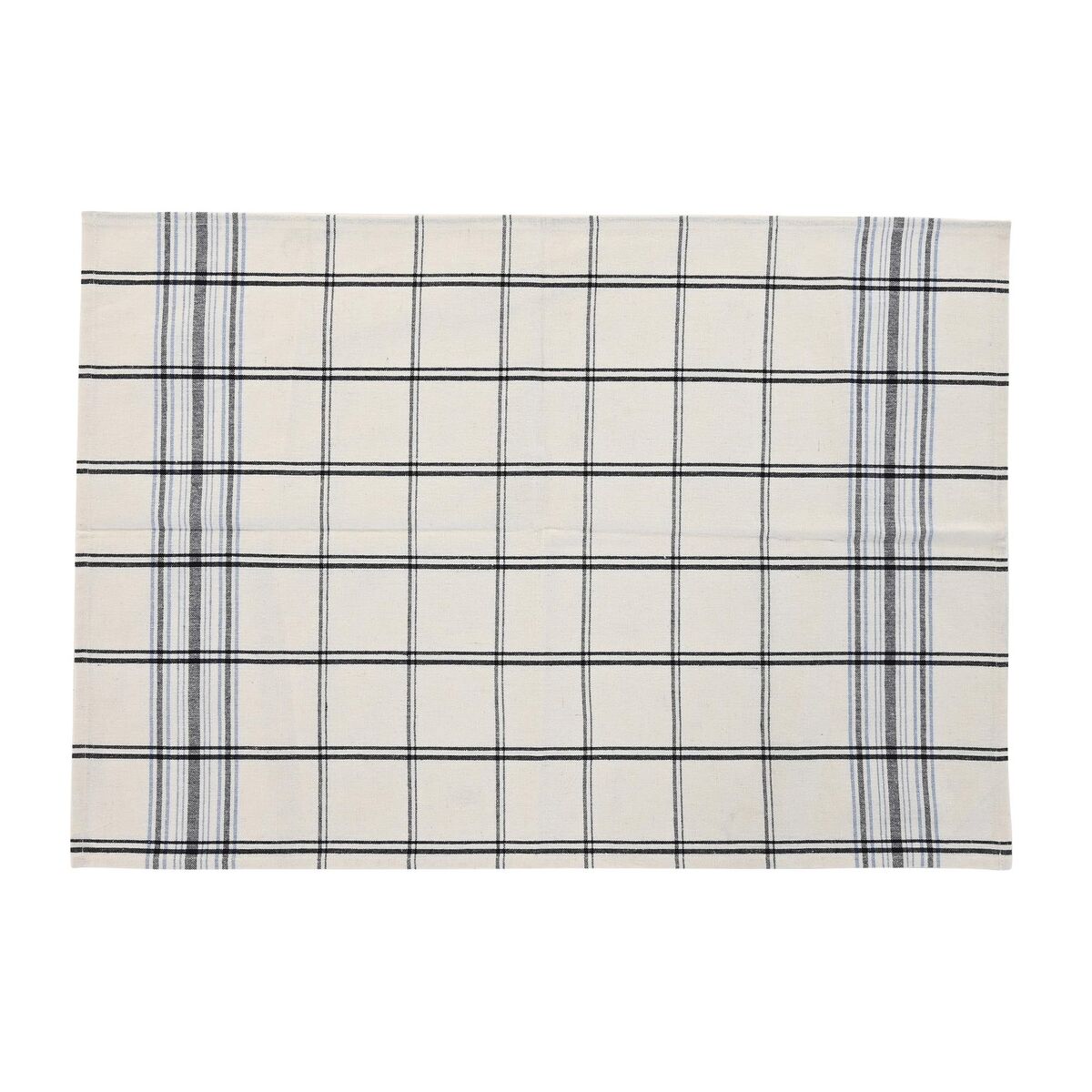 Grembiule con Tasca DKD Home Decor 70 x 1 x 85 cm Nero Beige Azzurro Cotone - Immagine 3