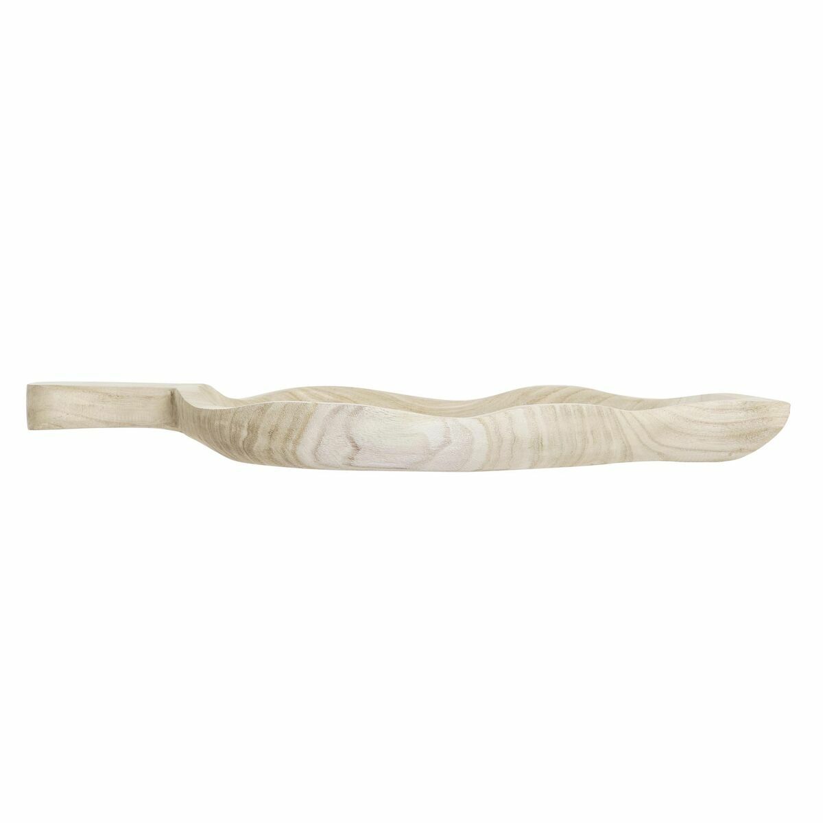Vassoio per aperitivi DKD Home Decor Marrone Chiaro Naturale Tropicale Foglia della pianta 56 x 28 x 5 cm - Immagine 2