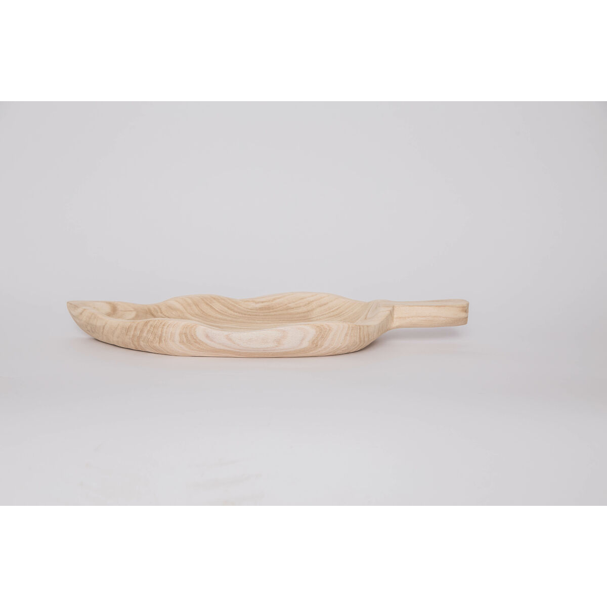 Vassoio per aperitivi DKD Home Decor Marrone Chiaro Naturale Tropicale Foglia della pianta 56 x 28 x 5 cm - Immagine 3