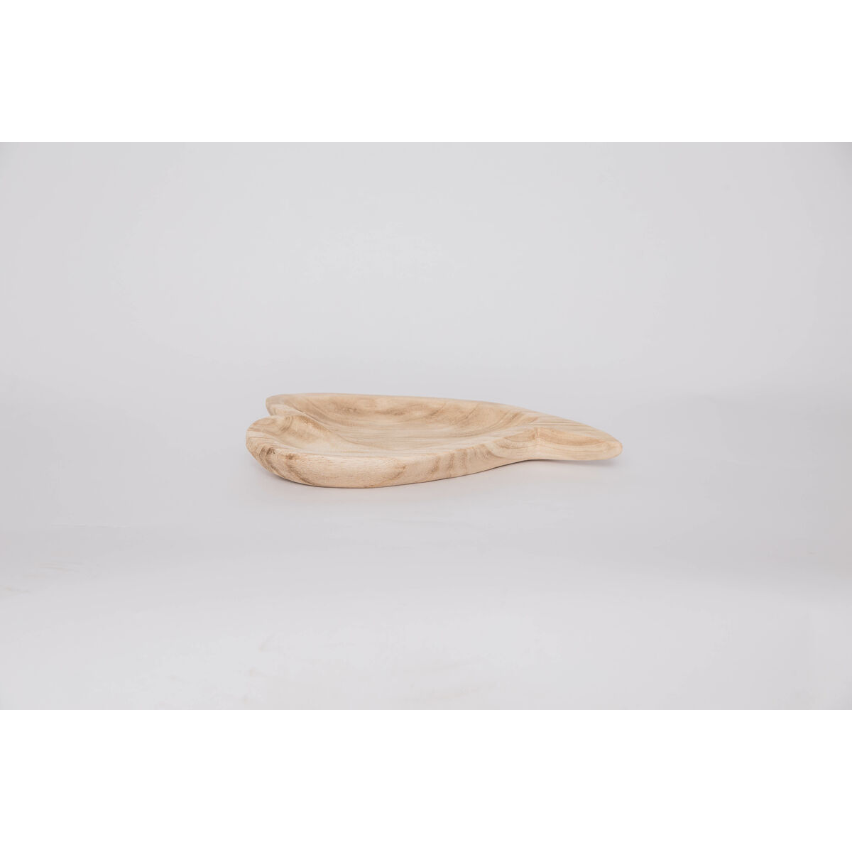 Vassoio per aperitivi DKD Home Decor Marrone Chiaro Naturale Cuore Tropicale 35 x 24 x 4 cm - Immagine 3
