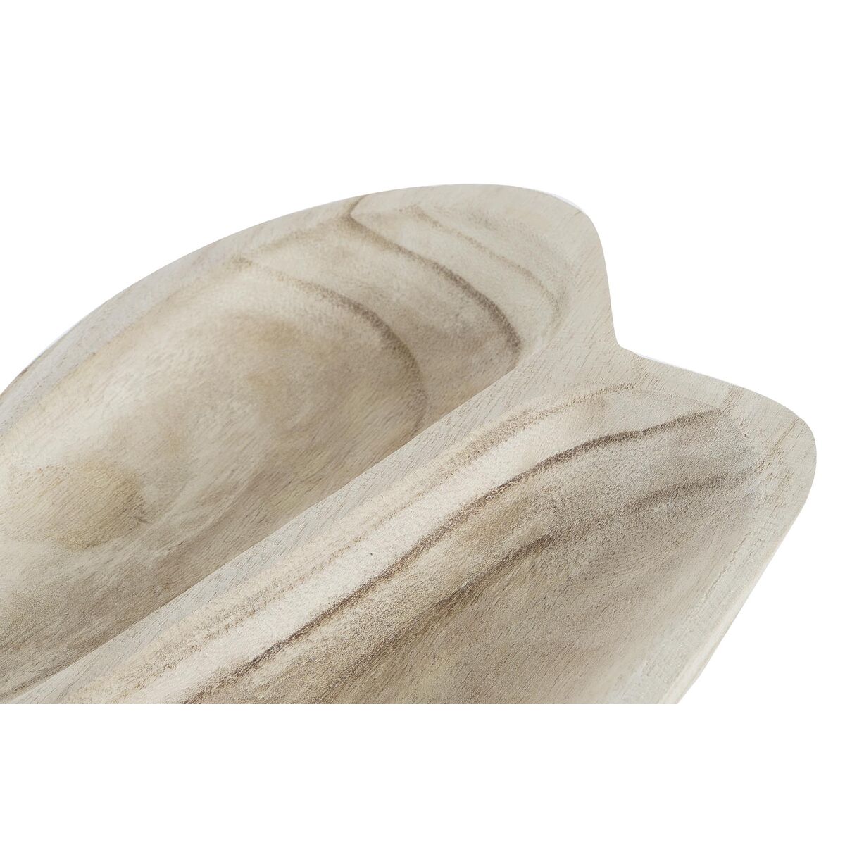 Vassoio per aperitivi DKD Home Decor Marrone Chiaro Naturale Tropicale 38 x 21 x 5 cm 30 x 21 x 5 cm - Immagine 2