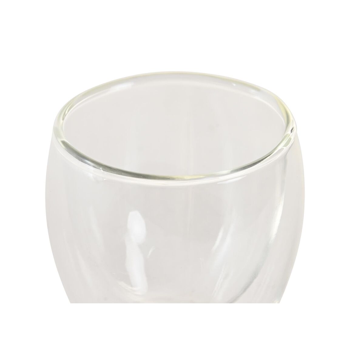 Set di Bicchieri DKD Home Decor Trasparente Cristallo Vetro Borosilicato 100 ml 2 Pezzi - Immagine 2