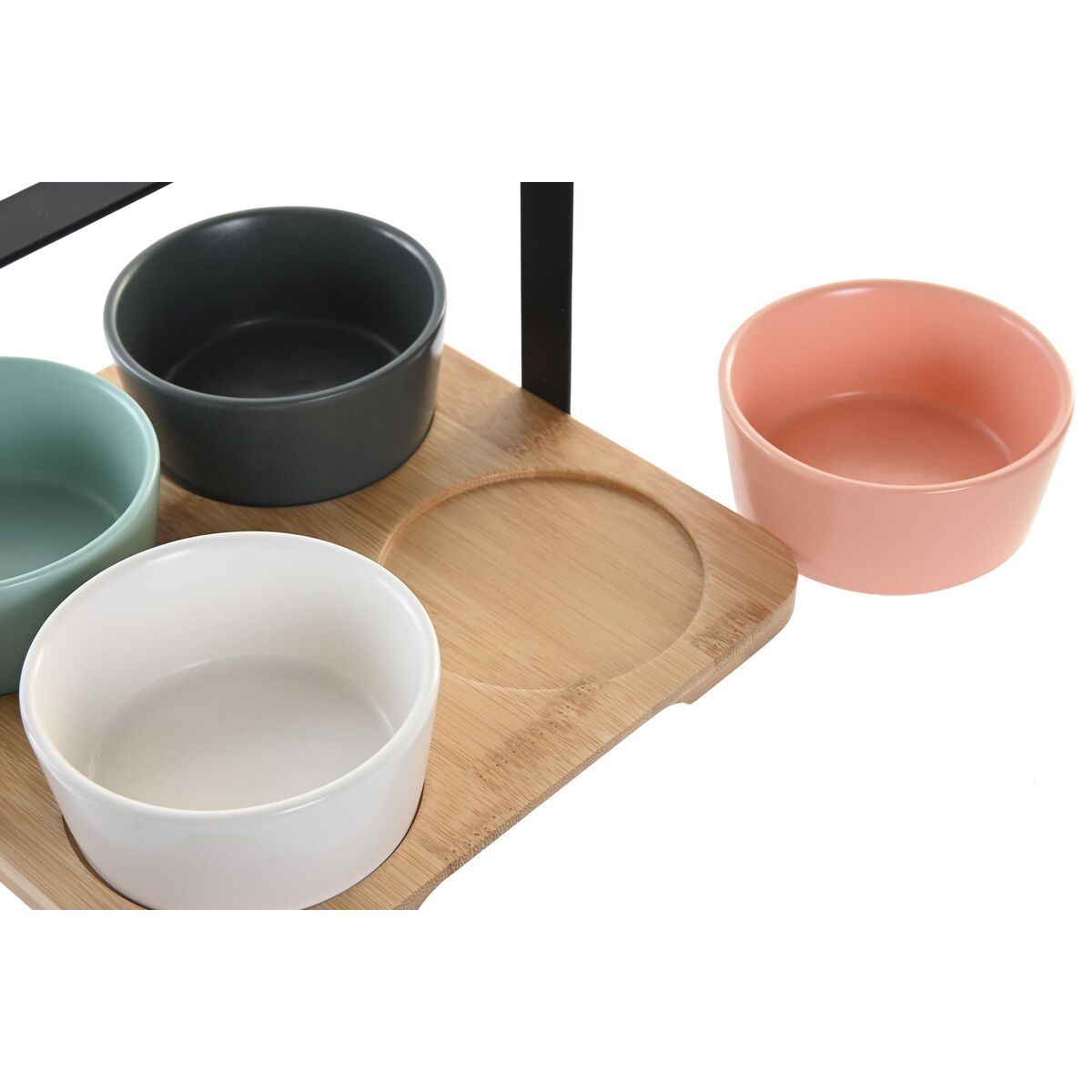 Set da Aperitivo DKD Home Decor 20 x 20 x 14 cm Porcellana Multicolore - Immagine 5