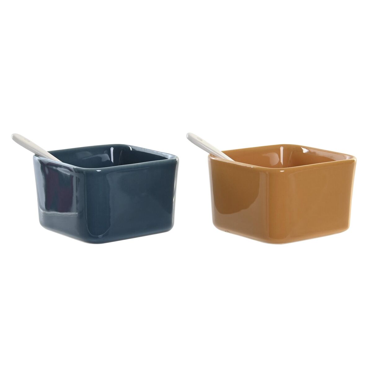 Set da Aperitivo DKD Home Decor 31 x 21 x 6 cm Porcellana Multicolore 6 Pezzi - Immagine 2