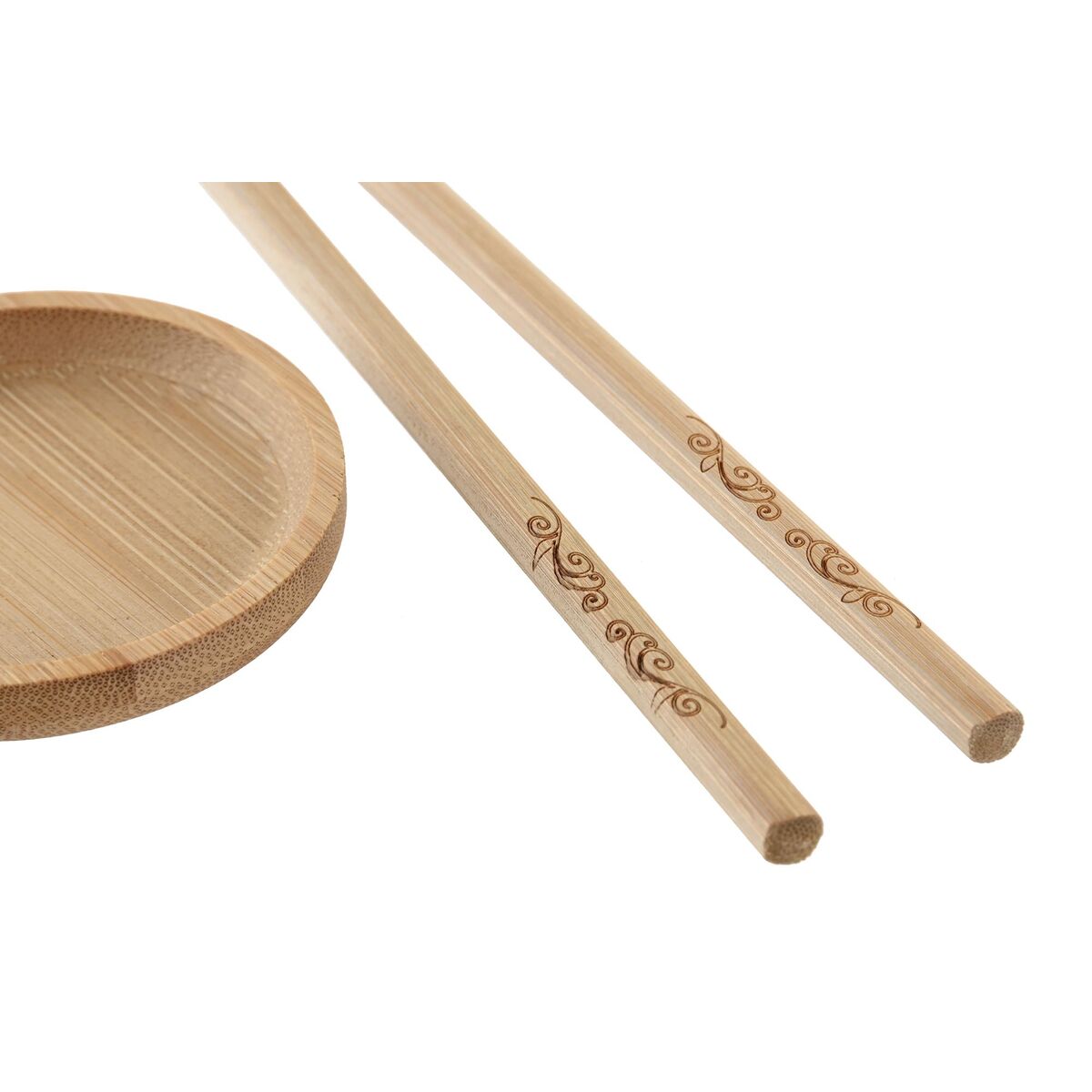 Set per Sushi DKD Home Decor 24 x 0,5 x 0,5 cm Naturale Orientale - Immagine 2