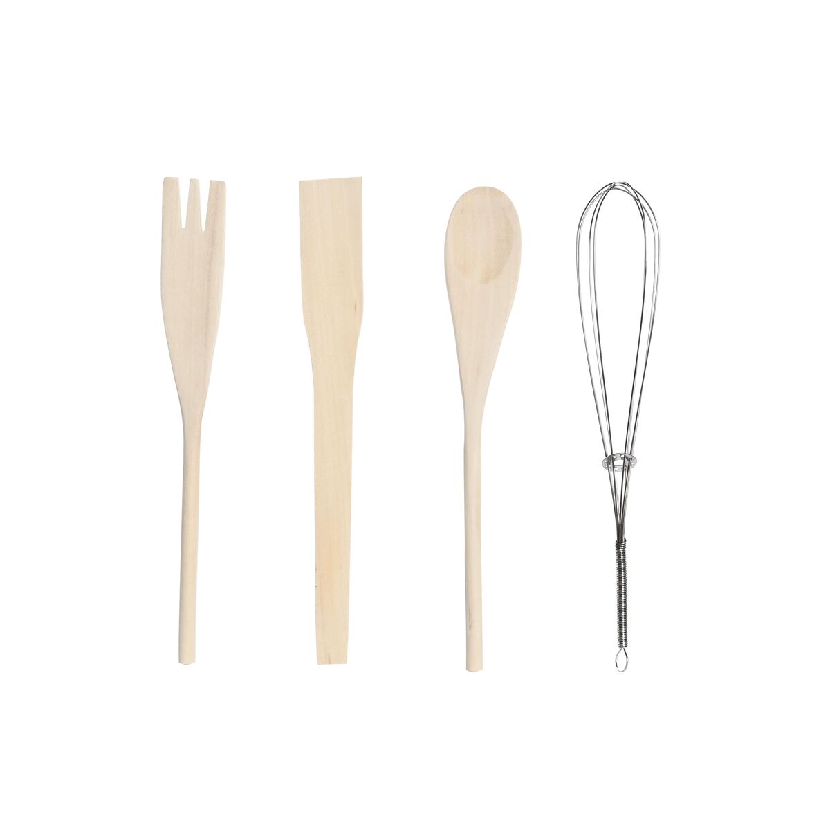 Contenitore per Utensili da Cucina DKD Home Decor Metallo Dolomite Legno MDF 12 x 12 x 25 cm (3 Unità) - Immagine 3