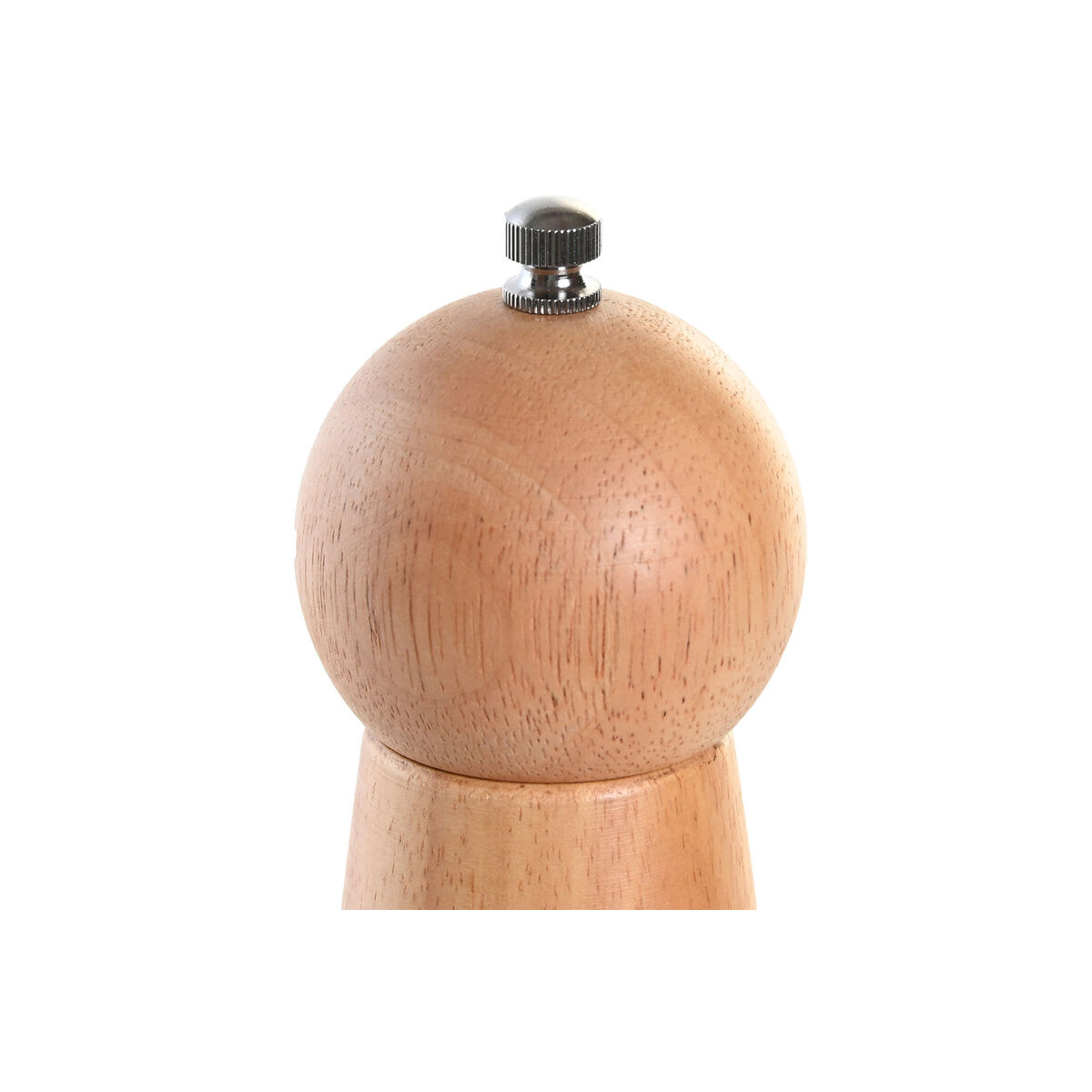 Agitatore di pepe DKD Home Decor 6 x 6 x 21 cm Naturale Acciaio inossidabile Bambù - Immagine 3