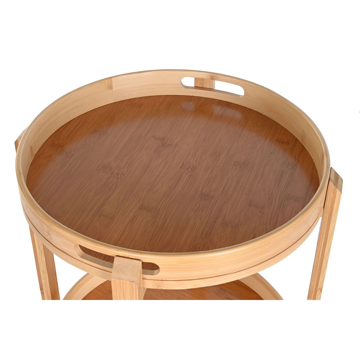 Carrello da Portata DKD Home Decor Naturale 44 x 44 x 90 cm - Immagine 4
