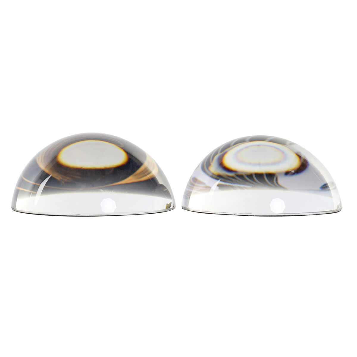 Fermacarte DKD Home Decor Cristallo (2 Unità) - Immagine 2