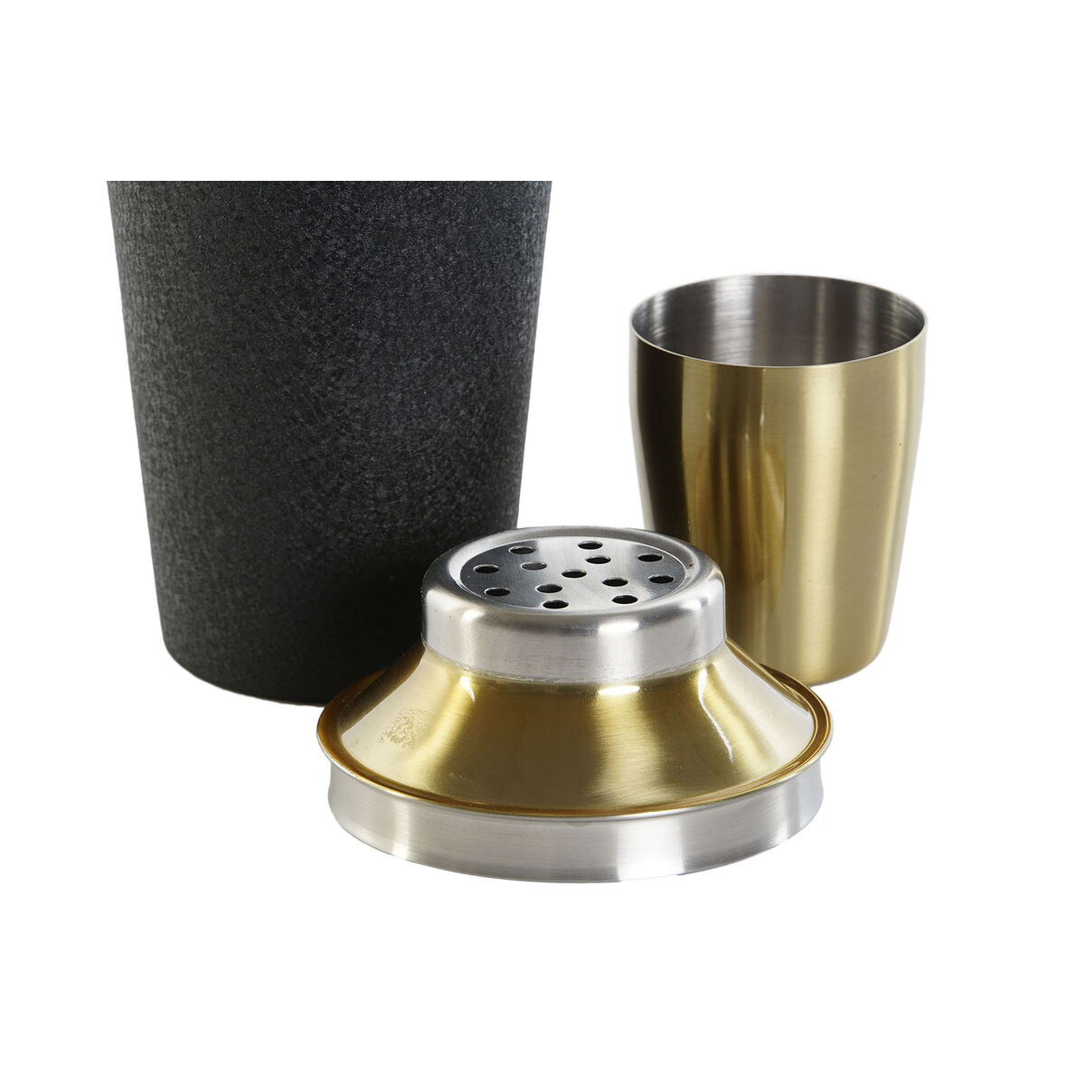 Shaker per cocktail DKD Home Decor Nero Acciaio inossidabile 9,5 x 9,5 x 22 cm - Immagine 3