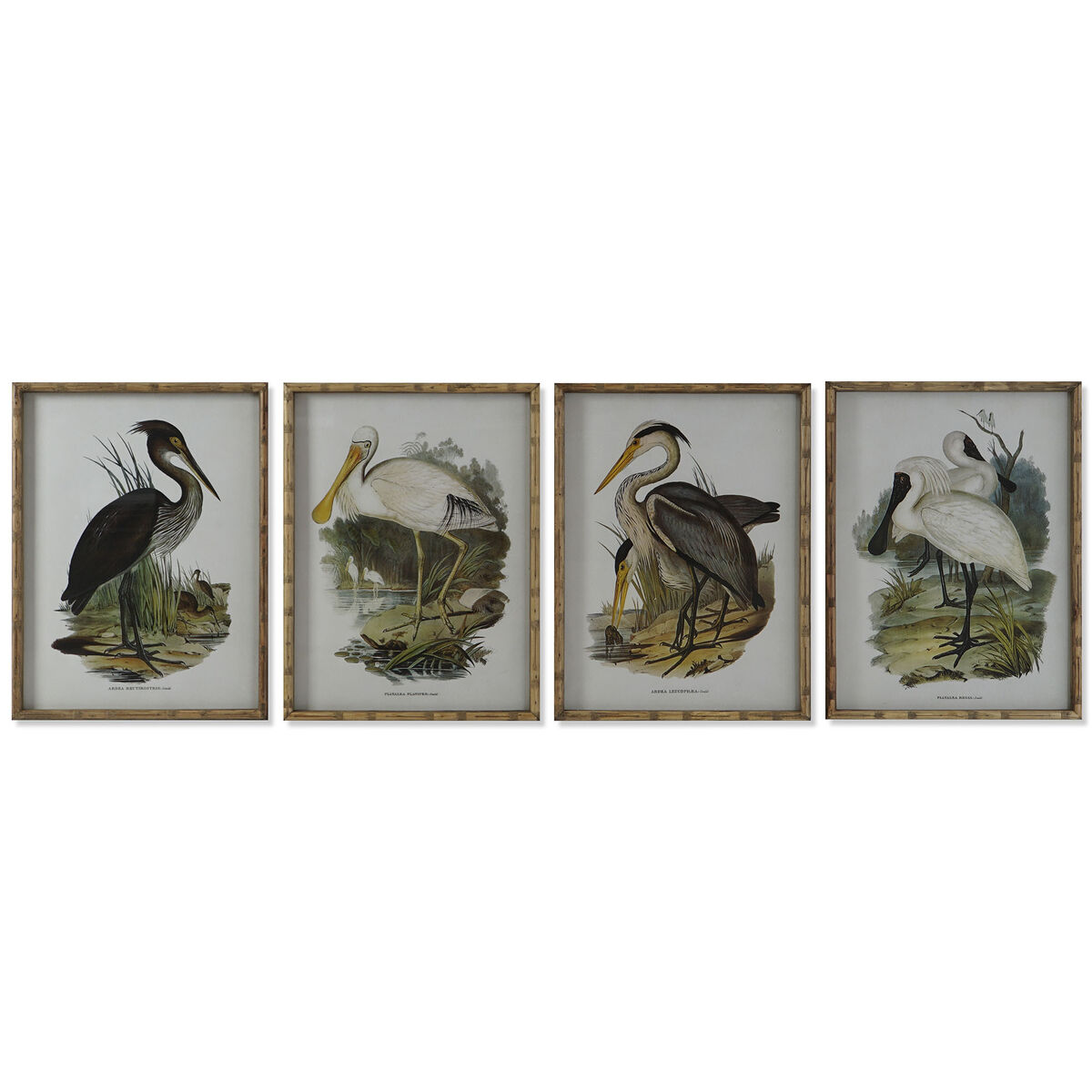 Quadro DKD Home Decor Bambù Cristallo 45 x 3 x 60 cm