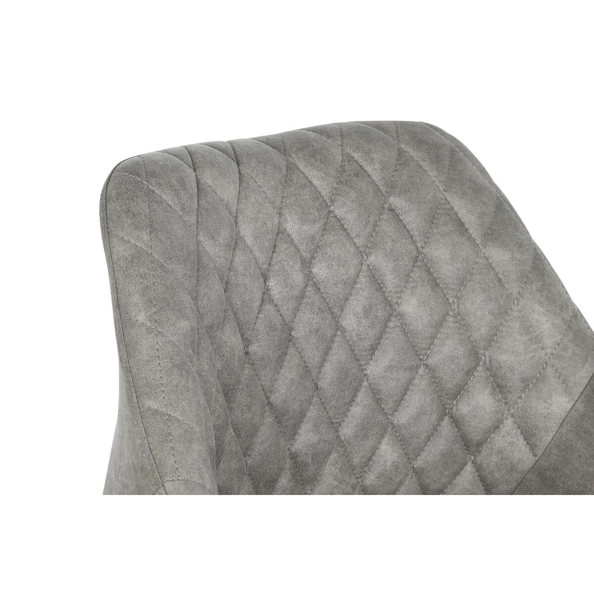 Sedia DKD Home Decor Nero Grigio 55 x 58 x 83 cm - Immagine 2