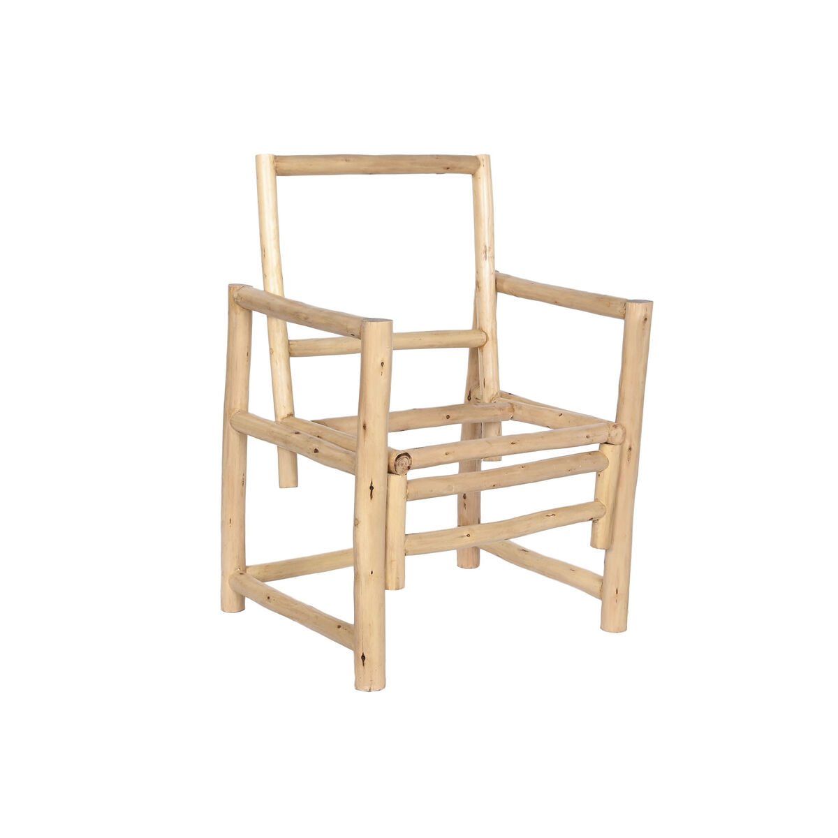 Poltrona Home ESPRIT Bianco Beige Naturale Cotone 61 x 50 x 90 cm - Immagine 8