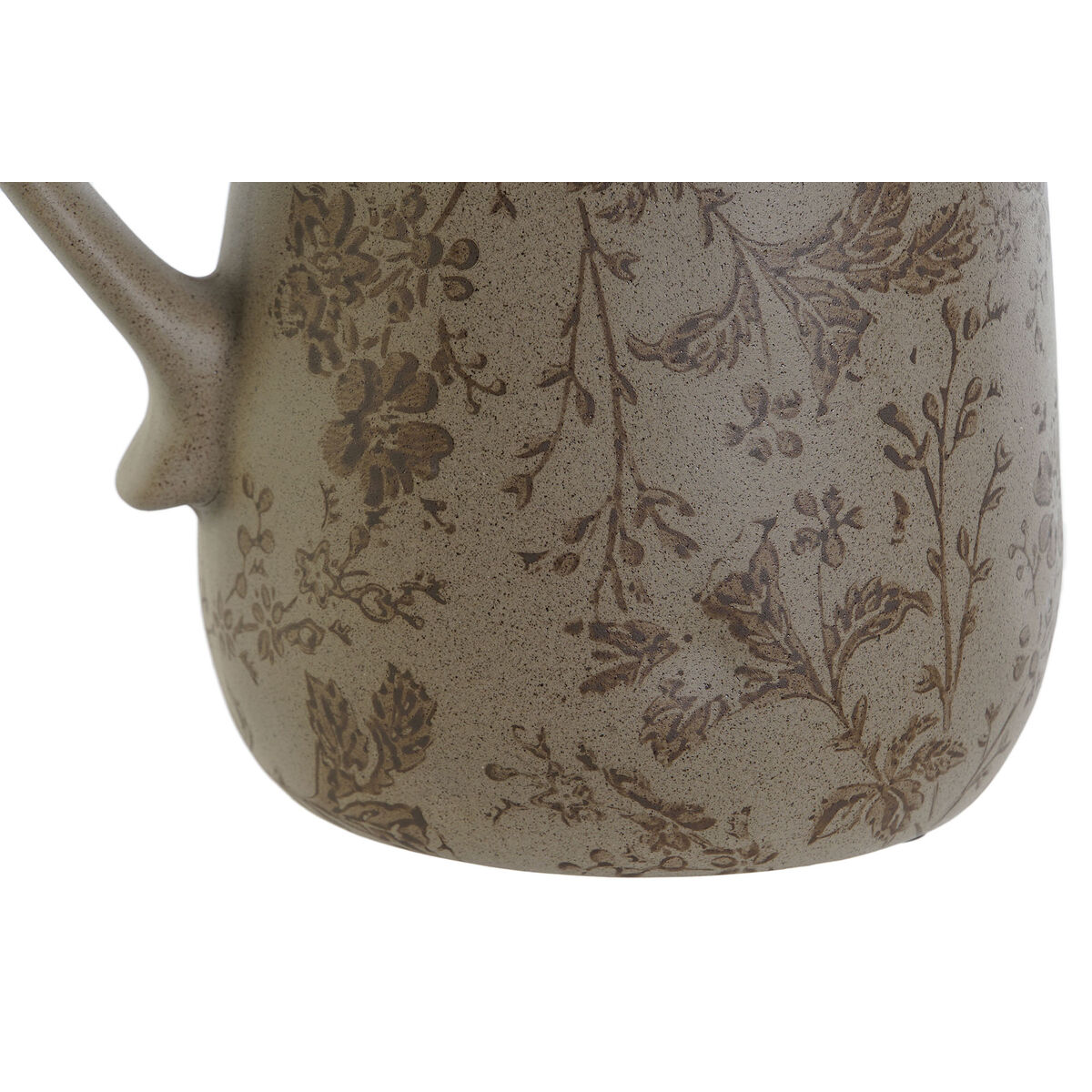 Brocca Home ESPRIT Marrone Verde Gres Foglia della pianta Shabby Chic - Immagine 3