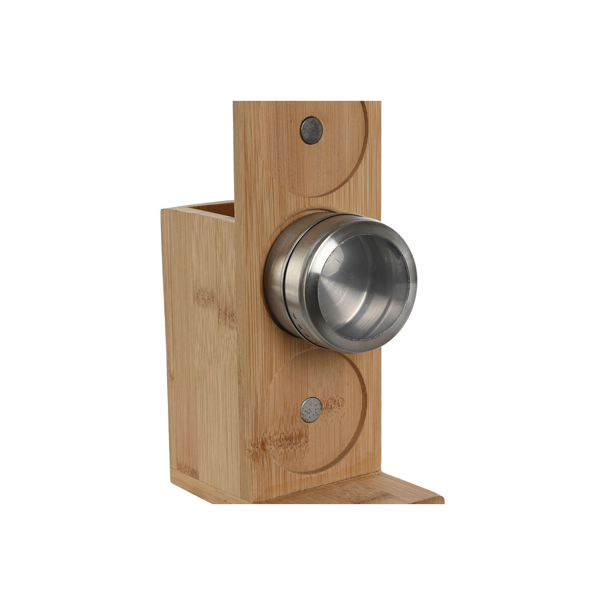 Supporto per Utensili da Cucina Home ESPRIT Bambù Acciaio inossidabile 8 x 13 x 27 cm 6 Pezzi - Immagine 4