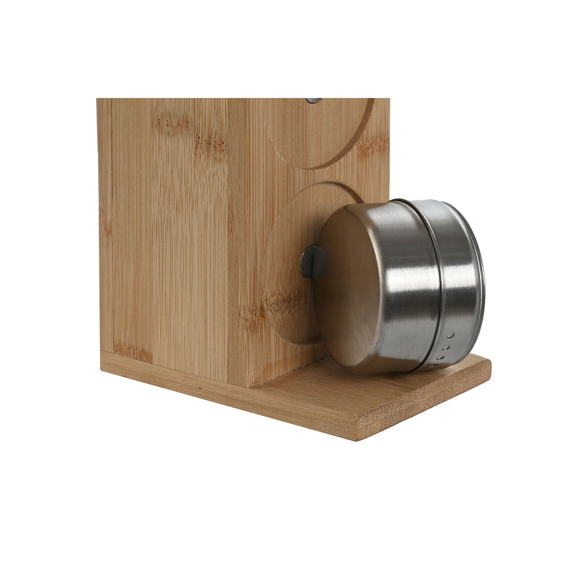 Supporto per Utensili da Cucina Home ESPRIT Bambù Acciaio inossidabile 8 x 13 x 27 cm 6 Pezzi - Immagine 5