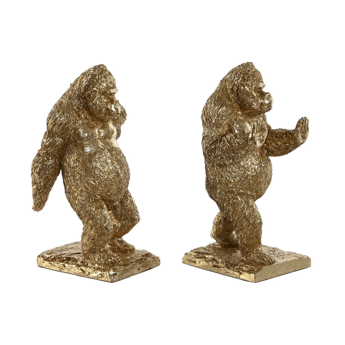 Fermalibri Home ESPRIT Resina Gorilla 13 x 12,5 x 24 cm - Immagine 4