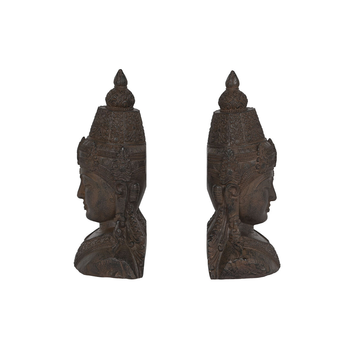 Fermalibri Home ESPRIT Resina Orientale 15 x 11 x 28 cm - Immagine 2
