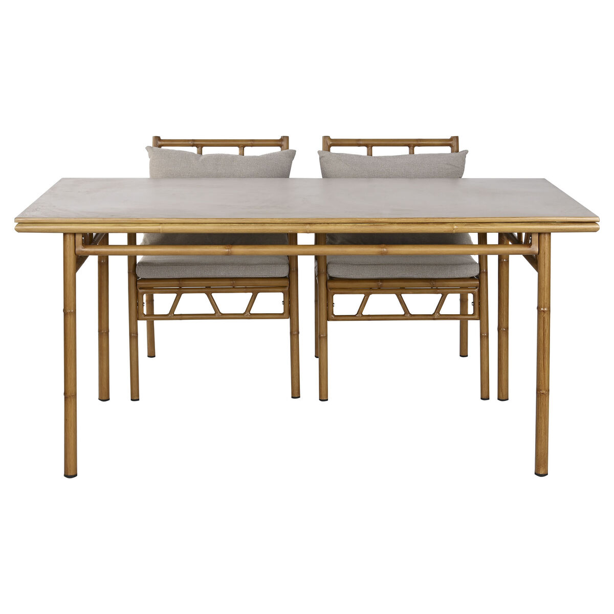 Mobili da giardino Home ESPRIT Beige 160 x 90 x 75 cm 83 cm (5 Pezzi) - Immagine 7