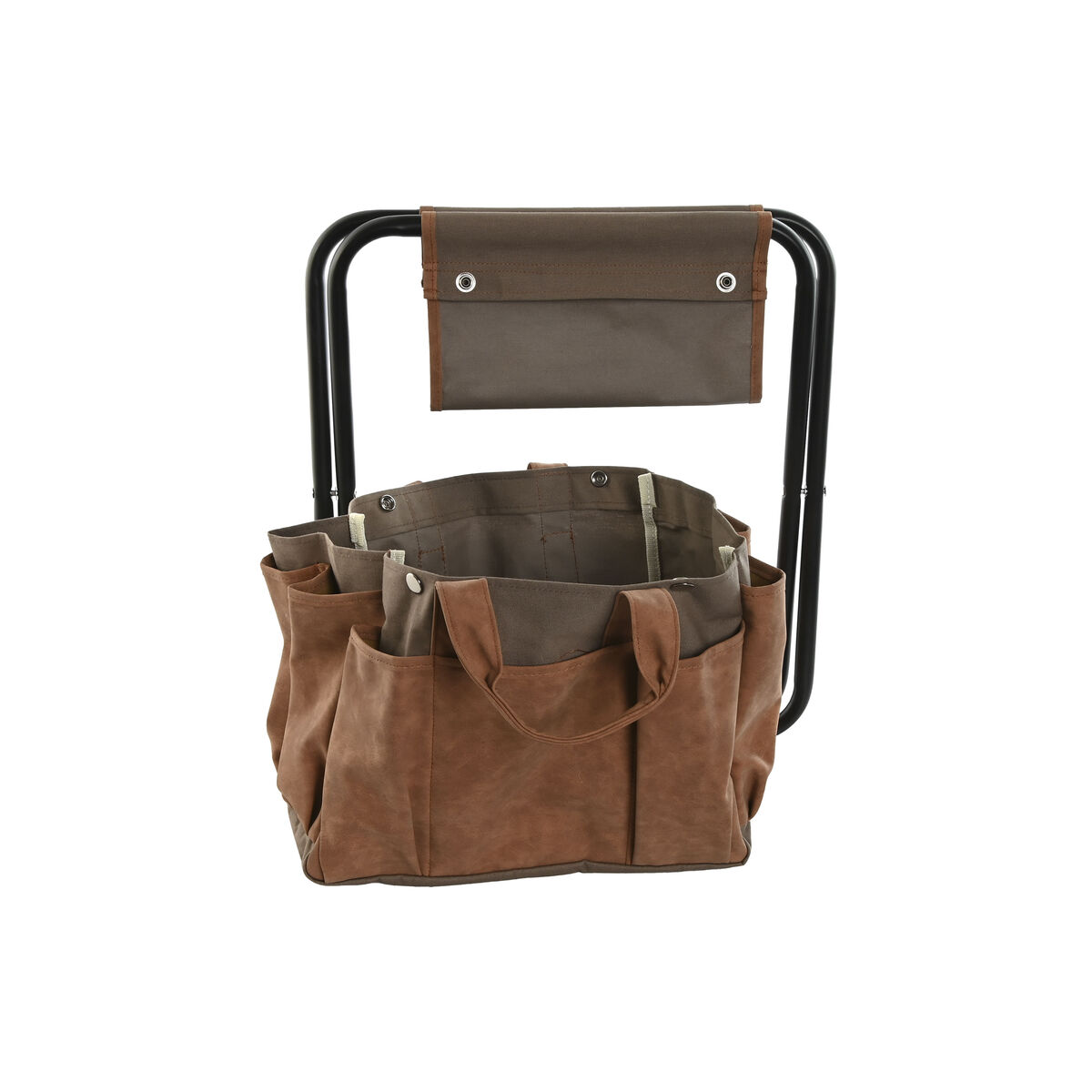 Kit di attrezzi per il giardinaggio Home ESPRIT Marrone Poliestere Alluminio 7 Pezzi - Immagine 3